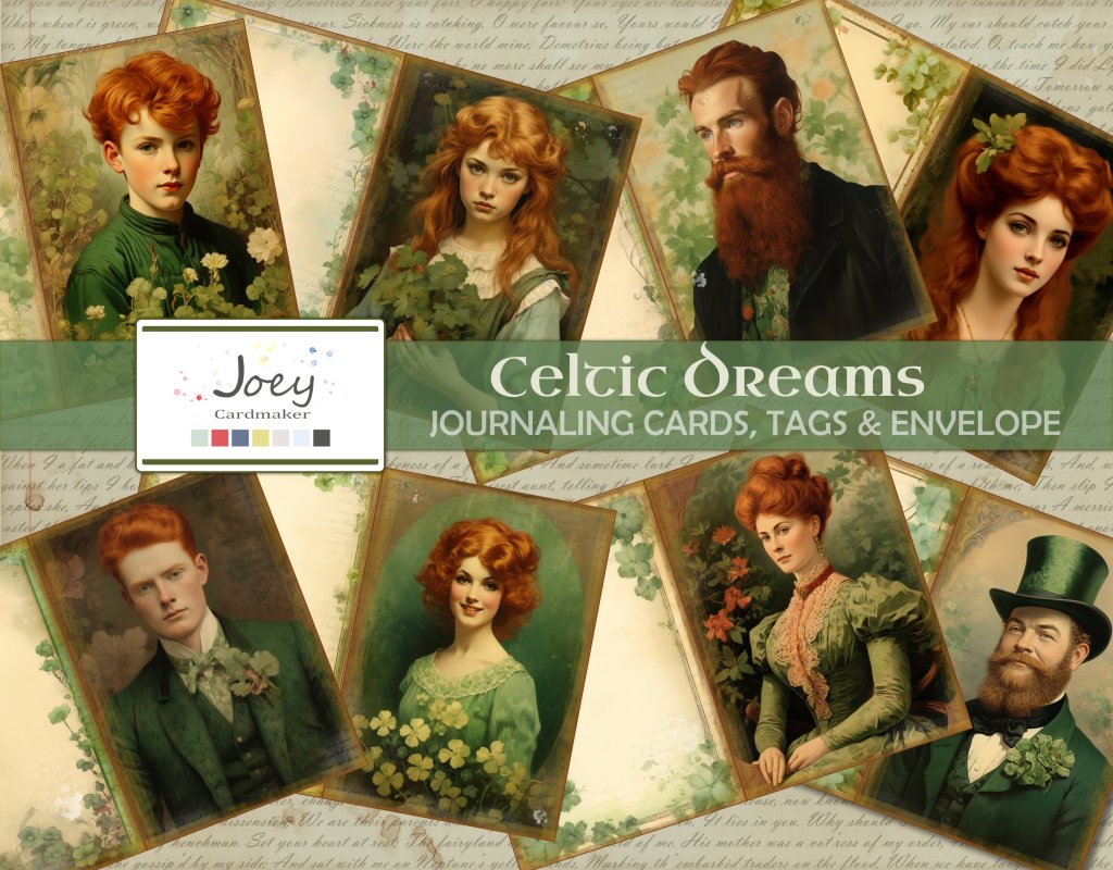 FREEBIE: Celtic Dreams – Journaling Cards &&nbsp;Tags