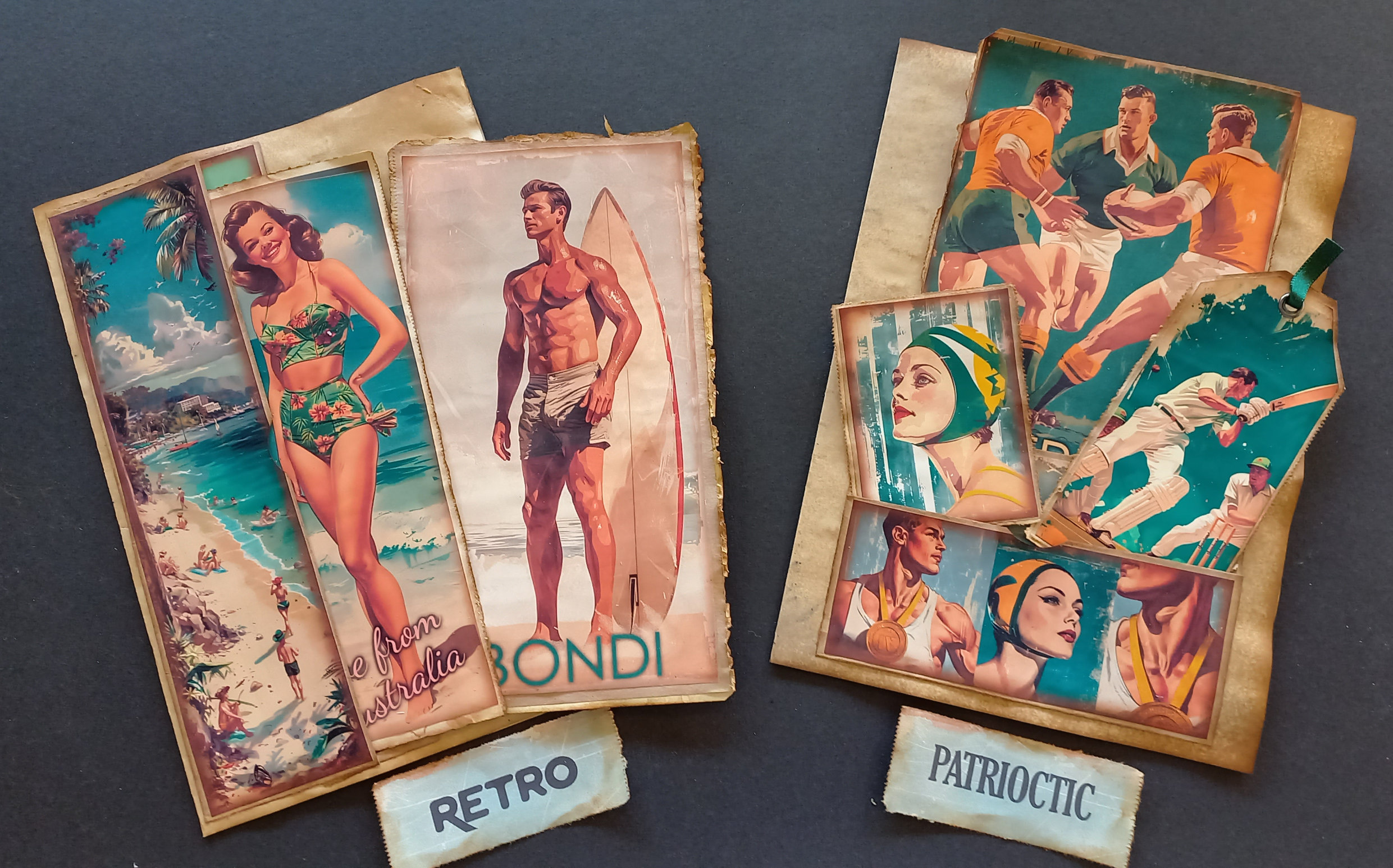 #50stackchallenge4 – Retro / Patriotic