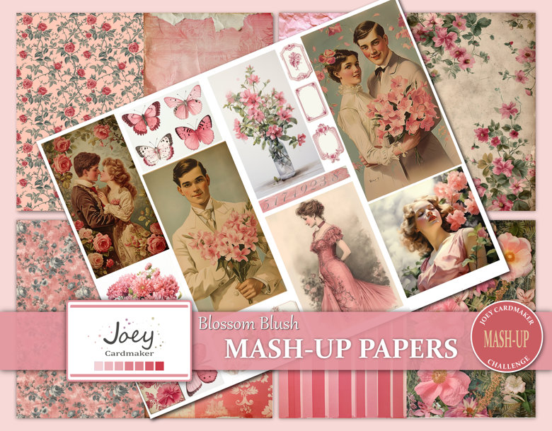 #MashupJoey Challenge: “Blossom Blush” Freebie