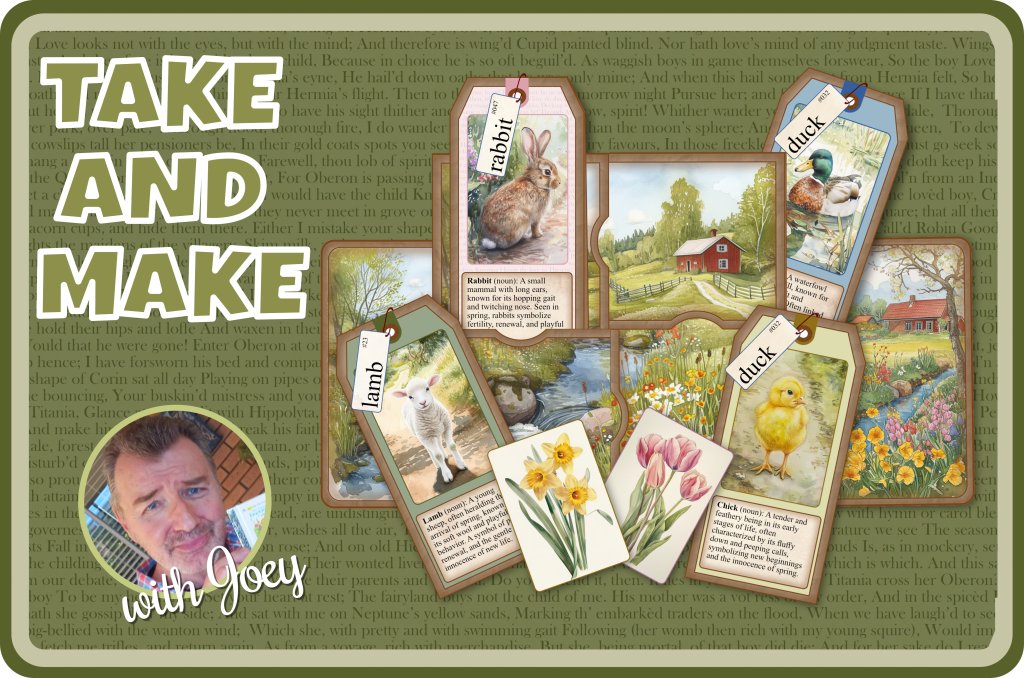 Take and Make: Spring Woven Pocket #abcapril2025