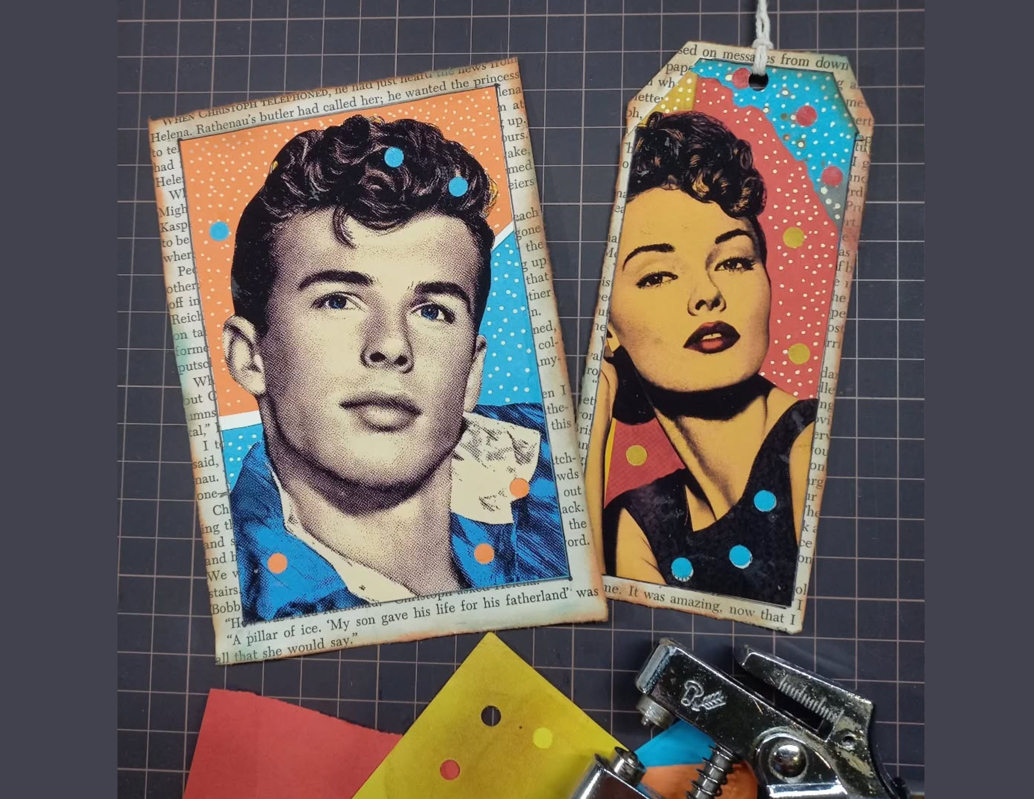 #50stackchallenge7 – HOLE PUNCH & TAG