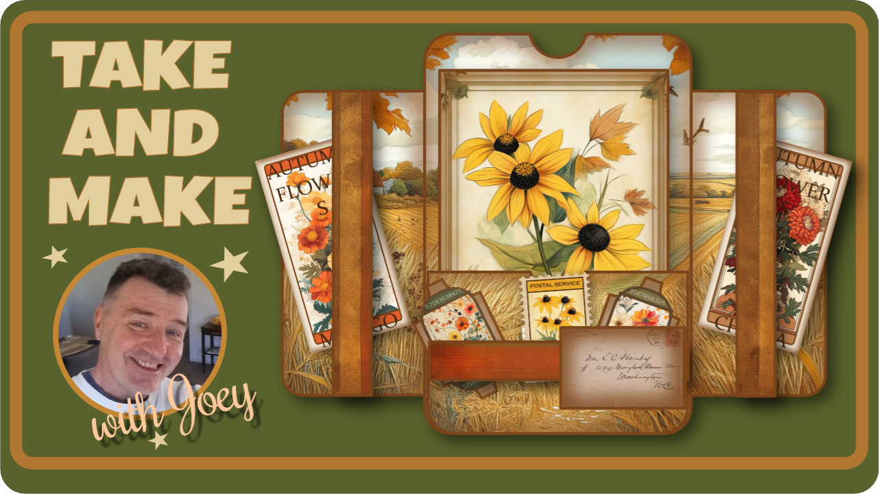 Take and Make: Autumn Flowers Pocket