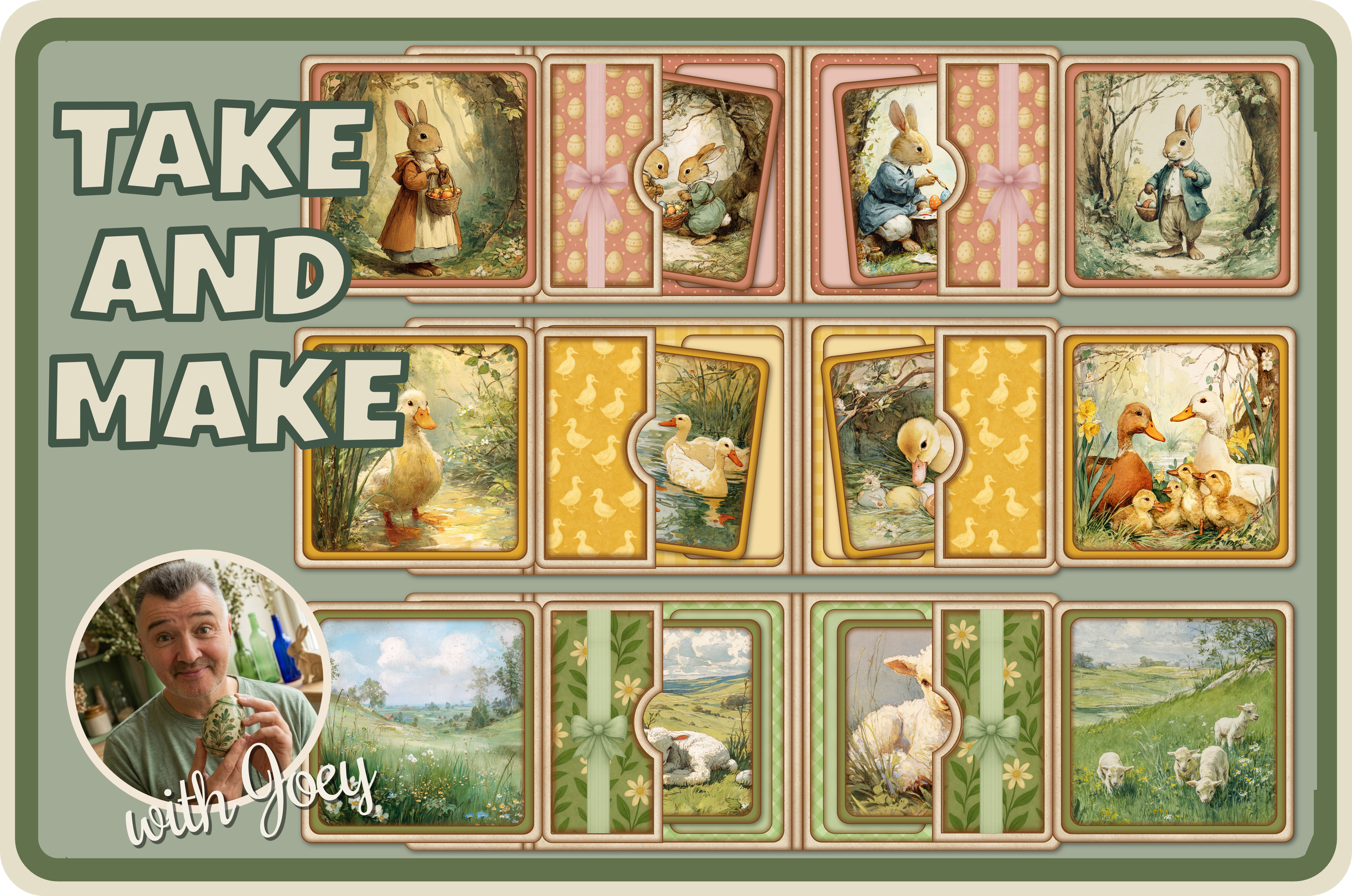 Take and Make: Easter Special: Flip Pocket – Folio Collection