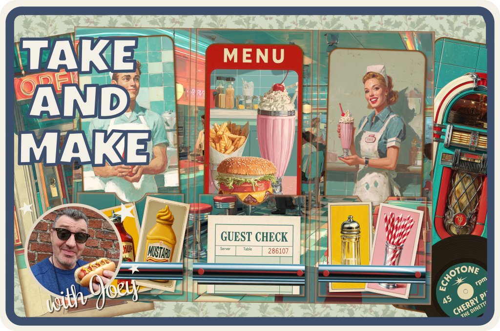 Take and Make: YouTube Viewers Choice – Retro Diner Stuffed&nbsp;Folio