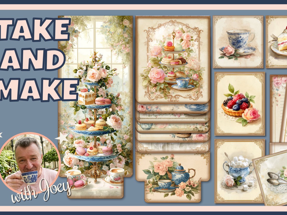 NEW TAKE AND MAKE FREEBIE – MOTHER’S DAY – High Tea Waterfall&nbsp;Card!