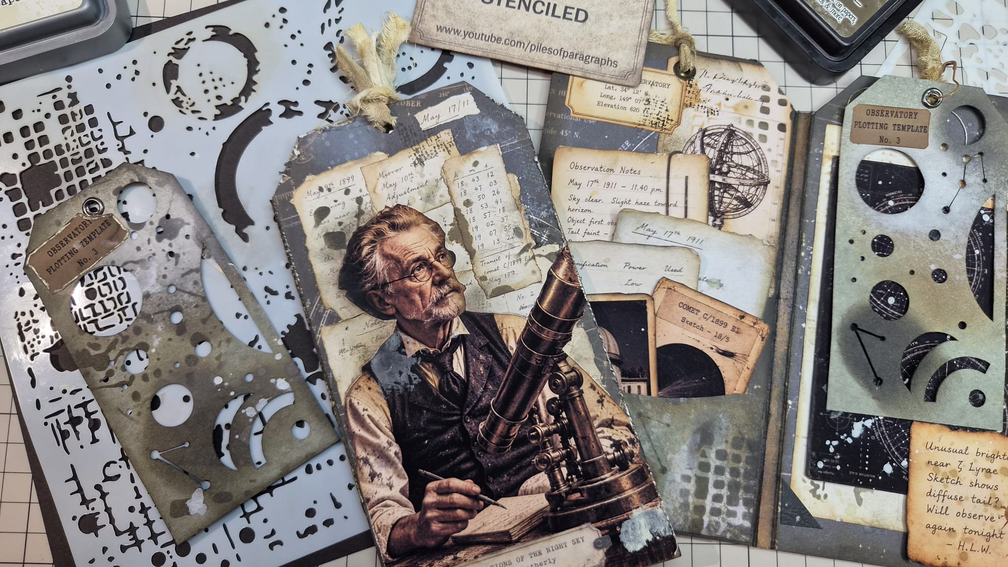 #GrungyTagChallenge2026 – Stenciled